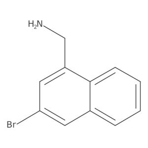 1-(Aminomethyl)-3-bromonaphthalene Structure