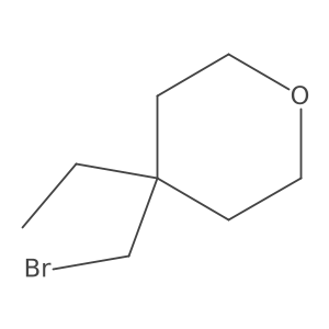 4-(Bromomethyl)-4-ethyl-tetrahydro-2H-pyran Structure