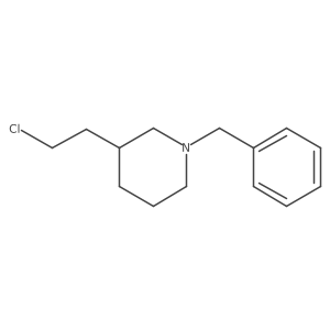 1-Benzyl-3-(2-chloroethyl)piperidine Structure