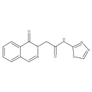 2-(1-oxophthalazin-2(1H)-yl)-N-(1,3,4-thiadiazol-2-yl)acetamide Structure