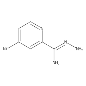 N-amino-4-bromopyridine-2-carboximidamide Structure
