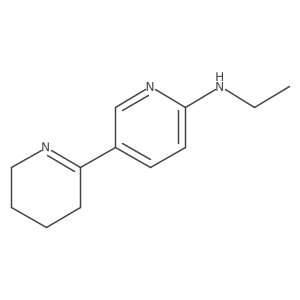 N-Ethyl-3,4,5,6-tetrahydro-[2,3'-bipyridin]-6'-amine结构式