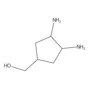 [(1S,3R,4S)-3,4-diaminocyclopentyl]methanol Structure