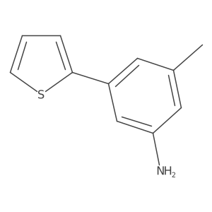 3-Methyl-5-(thiophen-2-YL)aniline结构式