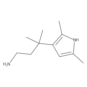 3-(2,5-dimethyl-1H-pyrrol-3-yl)-3-methylbutan-1-amine Structure