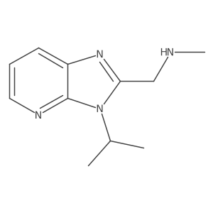 1-(3-isopropyl-3H-imidazo[4,5-b]pyridin-2-yl)-N-methylmethanamine Structure
