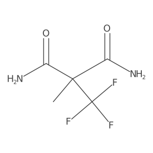 Methyl-trifluoromethylmalonamide结构式