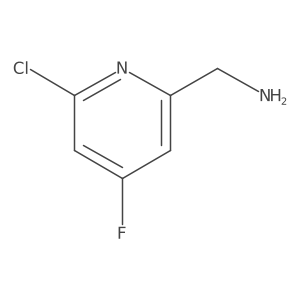 (6-Chloro-4-fluoropyridin-2-YL)methylamine Structure