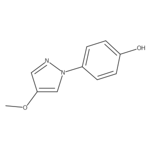 4-(4-Methoxy-1H-pyrazol-1-yl)phenol Structure