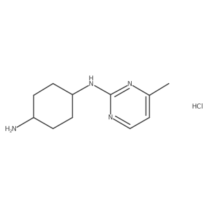 N1-(4-methylpyrimidin-2-yl)cyclohexane-1,4-diamine hydrochloride结构式