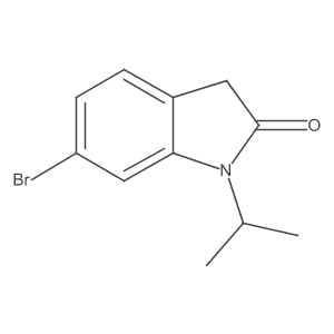 6-Bromo-1-isopropylindolin-2-one结构式
