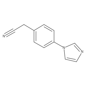 2-[4-(1H-imidazol-1-yl)phenyl]acetonitrile结构式