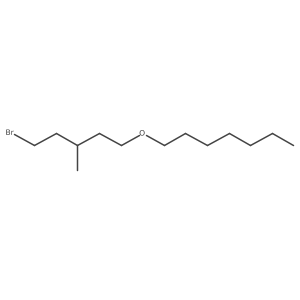 1-[(5-Bromo-3-methylpentyl)oxy]heptane结构式