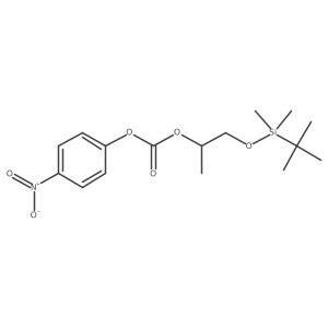 2-[[(1,1-Dimethylethyl)dimethylsilyl]oxy]-1-methylethyl 4-nitrophenyl carbonate Structure