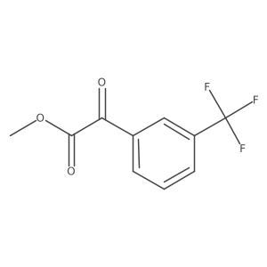 Oxo[3-(trifluoromethyl)phenyl]acetic acid methyl ester Structure