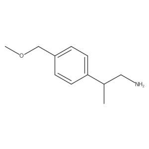 2-[4-(Methoxymethyl)phenyl]propan-1-amine结构式
