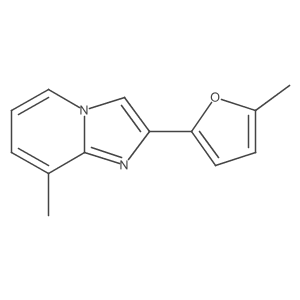 8-Methyl-2-(5-methylfuran-2-yl)imidazo[1,2-a]pyridine Structure