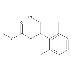 Methyl 4-amino-3-(2,6-dimethylphenyl)butanoate Structure