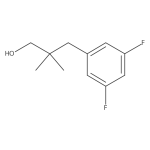 3-(3,5-Difluorophenyl)-2,2-dimethylpropan-1-ol Structure