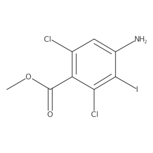 Methyl 4-amino-2,6-dichloro-3-iodobenzoate Structure