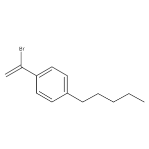 1-(1-Bromovinyl)-4-pentylbenzene结构式