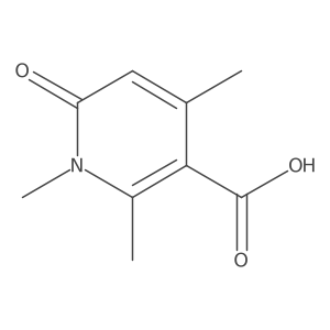 1,2,4-Trimethyl-6-oxopyridine-3-carboxylic acid Structure