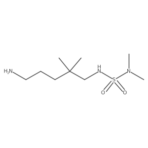 Sulfamide, Na(2)-(5-amino-2,2-dimethylpentyl)-N,N-dimethyl- Structure
