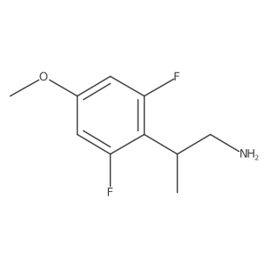 2-(2,6-Difluoro-4-methoxyphenyl)propan-1-amine结构式