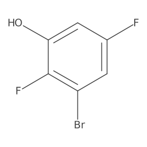3-Bromo-2,5-difluorophenol结构式