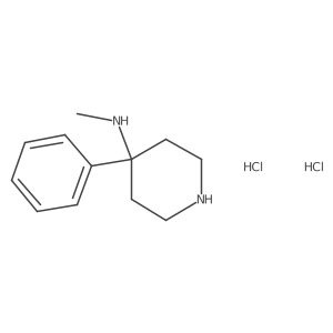 N-methyl-4-phenylpiperidin-4-amine dihydrochloride Structure