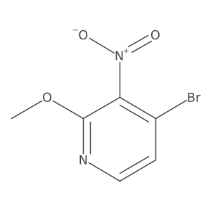 4-Bromo-2-methoxy-3-nitropyridine结构式