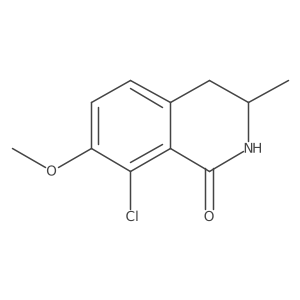 8-Chloro-3,4-dihydro-7-methoxy-3-methyl-1(2h)-isoquinolinone Structure