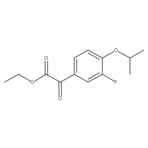 Ethyl 2-(3-fluoro-4-isopropoxyphenyl)-2-oxoacetate Structure