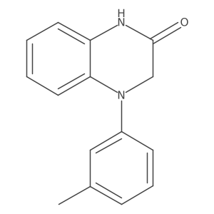 4-(3-Methylphenyl)-1,3-dihydroquinoxalin-2-one结构式