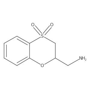2-(Aminomethyl)-2,3-dihydrobenzo[b][1,4]oxathiine 4,4-dioxide Structure