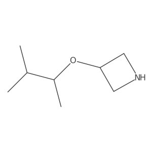 3-[(3-Methylbutan-2-yl)oxy]azetidine结构式