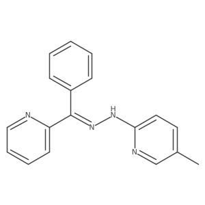 (E)-5-Methyl-2-(2-(phenyl(pyridin-2-yl)methylene)hydrazinyl)pyridine结构式