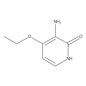 3-Amino-4-ethoxypyridin-2-ol结构式