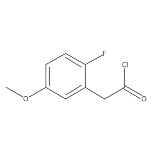 2-(2-Fluoro-5-methoxyphenyl)acetylchloride Structure