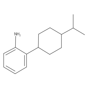 2-[4-(Propan-2-yl)cyclohexyl]aniline Structure