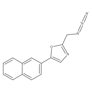 2-(Azidomethyl)-5-(naphthalen-2-yl)oxazole Structure