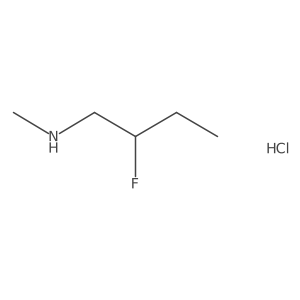 (2-Fluorobutyl)(methyl)amine hydrochloride Structure