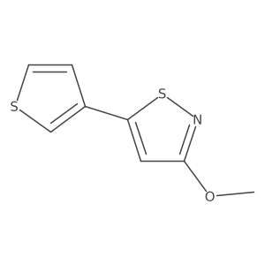 3-Methoxy-5-(thiophen-3-yl)-1,2-thiazole Structure