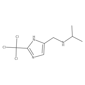 (propan-2-yl)({[2-(trichloromethyl)-1H-imidazol-4-yl]methyl})amine Structure