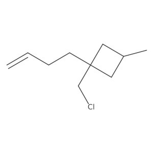 1-(But-3-en-1-yl)-1-(chloromethyl)-3-methylcyclobutane结构式