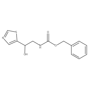benzyl N-[2-hydroxy-2-(1,3-thiazol-5-yl)ethyl]carbamate Structure