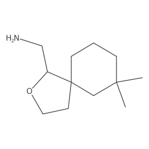 {7,7-Dimethyl-2-oxaspiro[4.5]decan-1-yl}methanamine Structure
