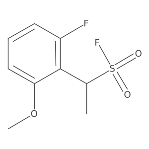1-(2-Fluoro-6-methoxyphenyl)ethane-1-sulfonyl fluoride Structure