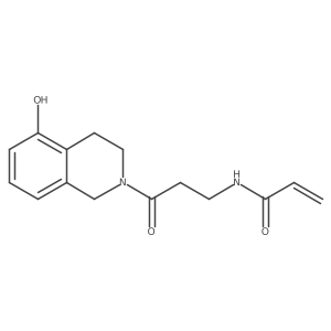N-[3-(5-Hydroxy-3,4-dihydro-1H-isoquinolin-2-yl)-3-oxopropyl]prop-2-enamide Structure