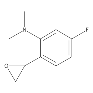 5-fluoro-N,N-dimethyl-2-[(2S)-oxiran-2-yl]aniline结构式